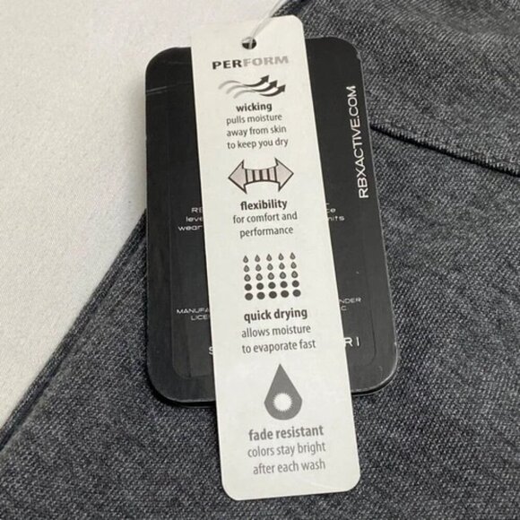 RBX Training Shorts Men's XL 9" Inseam Dark Heather Pockets Live Life Active NWT - Picture 8 of 11